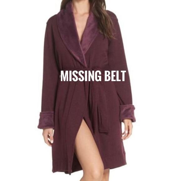 UGG Blanche II bathrobe size medium **missing belt - Picture 8 of 8